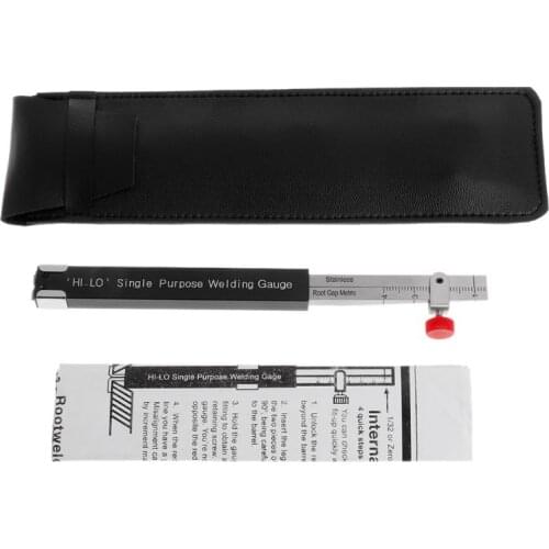 HI LO Welding Gage Internal Single Purpose Gauge Welding Ruler Root Metric