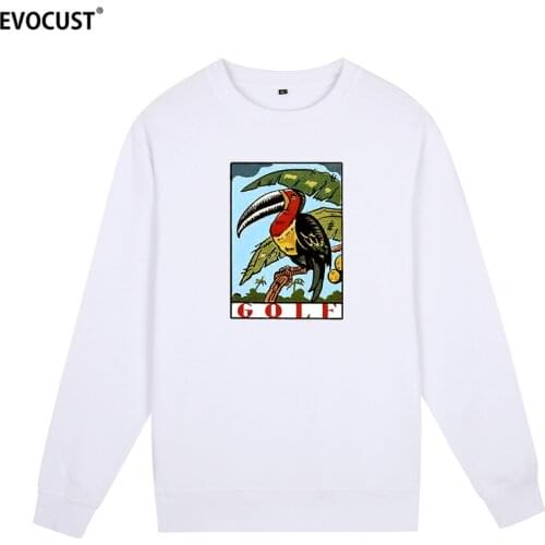 Golf Wang Toucan Tyler The Creator hip hop rapper music Sweatshirts Hoodies men women Skate unisex Combed Cotton