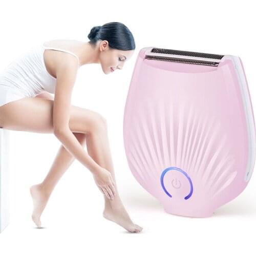 JINDING Portable Women Shaver Hair Removal Bikini Trimmer Shaving Machine Lady Shaver Electric Razor Body Trimmer USB Recharge