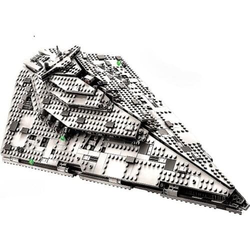 10901 First Order Star Destroyer Costruzion Model Building Blocks with Figures Compatible with 75190 Star DIY Bricks Toys