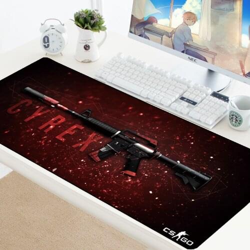 CSGO Mouse Pad Counter Strike Gaming Mousepad Natural Rubber Gamer Mouse Mat Pad XL Gamer Computer PC Desk Protector Pad for LOL