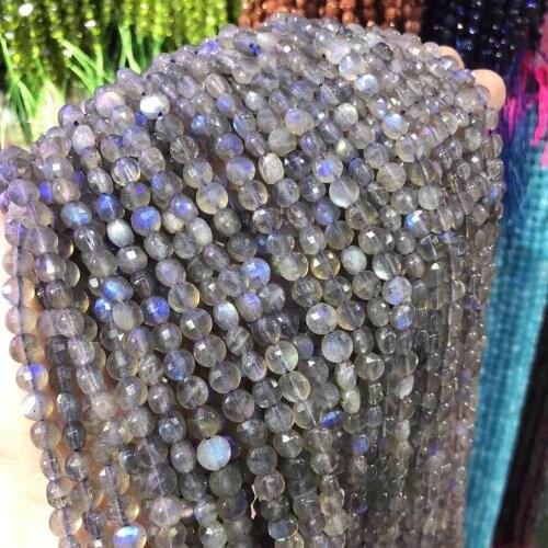 Natural Stone Loose Beads Circular Section Loose Beads For Necklace Bracelet Handiwork Sewing Craft Jewelry Accessory Making