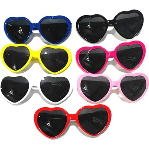 Magic Love Special Effect Glasses Girls Gift Sunglasses Light Source to Love Romantic Love Glasses