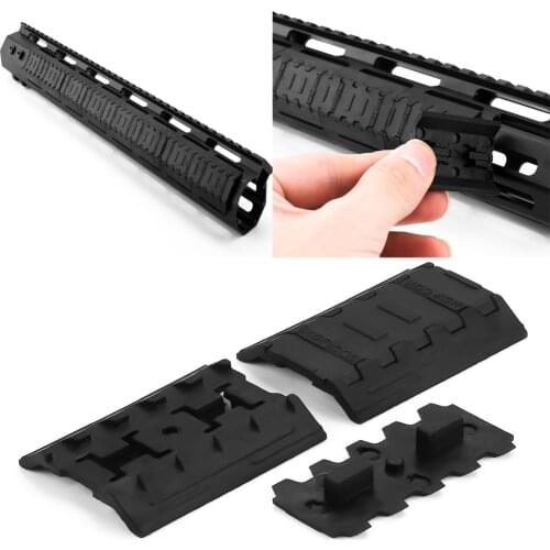 Magorui Tactical Mlok Rail Covers M-lok SLOT SYSTEM Rail Panel 10 Sets For Outdoor Hunting Wargame Mount