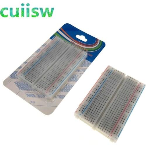10PCS Breadboard 400 Tie Points Solderless PCB Breadboard Mini Universal Test Protoboard DIY Bread Board Bus Test Circuit Board