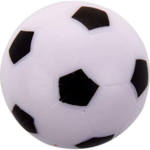 Small Soccer Foosball Table Ball Plastic Hard Homo logue Children Game Toy Black White