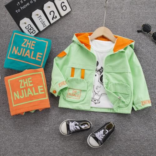 Baby Girls Boys Coats 2020 Autumn Infant Newborn Hooded Cartoon Jacket Casual Style Kids Children Outerwear Clothes 0-4 YEARS
