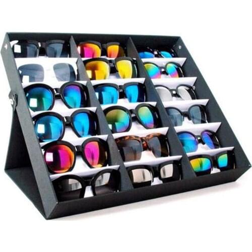 Sunglasses Glasses Retail Shop Display Stand Sunglasses Eye wear Display Tray Case Stand Storage Box Case Tray Dropshipping