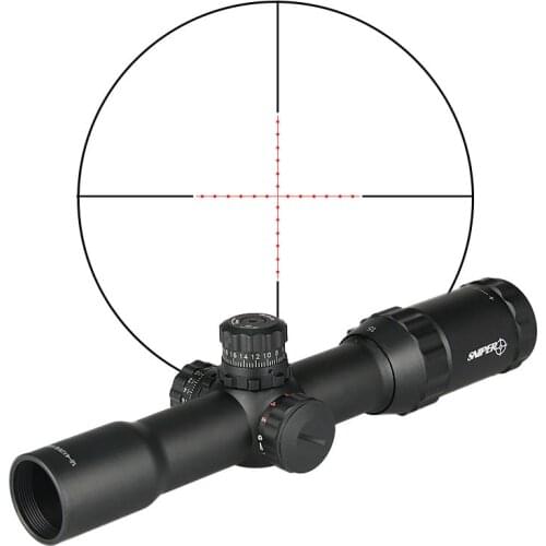 PPT Sniper 1.5-4X28 rifle scope hunting accessories airsoft airgun rifle scope sight for outdoor and shooting GZ1-0165A