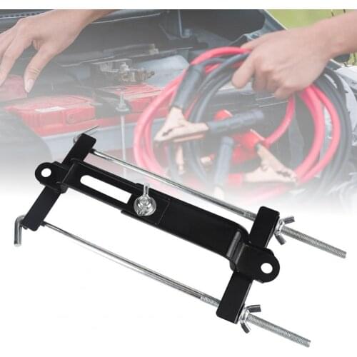 Storage Rack Universal Adjustable Metal Car Storage Battery Holder Bracket Car Accessories
