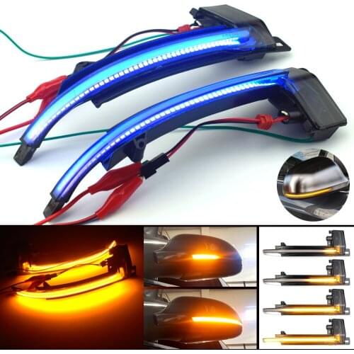 LED Dynamic Turn Signal Light Flasher Flowing Water Blinker Flashing Light For Audi A4 A5 B8 B8.5 A3 8P Q3 A6 C6 S6 SQ3 A8 D3 8K
