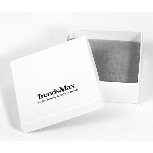 Trendsmax 1PCS White Gift Box for Bracelet Necklace Earrings Rings Jewelry Set Gift Packaging Boxes BOX_11