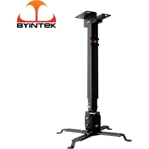 BYINTEK Universal Projector Bracket Wall Ceiling Mount Tilt Adjustable 5 years Warranty Stainless Steel for K20 BT96plus K19
