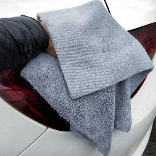 X7AE 40X40CM 380GSM Premium Microfiber Car Detailing Towel Ultra Soft Edgeless Towel Car Cleaning Car Washing Towel