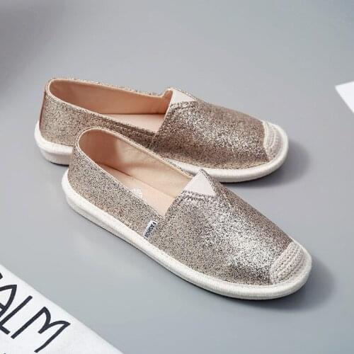 Women Casual Shoes 2019 Spring New Fisherman Shoes Women Flats Casual Loafers Shoes Canvas Hemp Women Shoes Comfortable D4-59