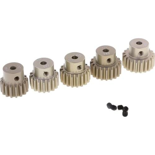 1/10 RC Car Vehicle Model Motor Gear 16T 17T 18T 19T 20T Pinion 32DP 3.175mm Brushless Brush