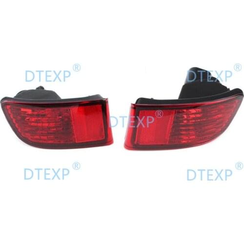 Rear Bumper lamp Reflector Tail Fog Light for Land Cruiser Prado 120 2002-2009 without bulbs