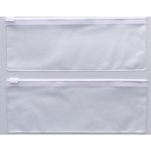 2000pcs/lot Creative and frosting folder office bag PVC bill information bag pen bag stationery bag