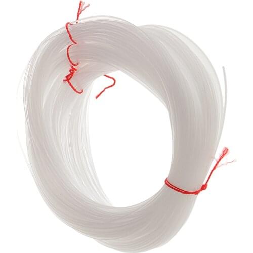 2x 100M Fishing Line Nylon String Cord Clear Fluorocarbon Strong Monofilament Fishing Wire Non Stretch Beading Strings 1mm Tools