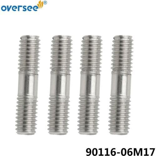 90116-06M17 Stainless Steel 304 Bolt For Yamaha Outboard Motor 2T 40J 6F5 6F6 4pcs per bag