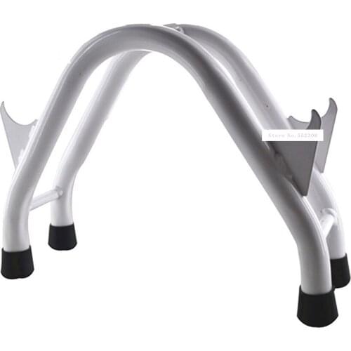 Household Dumbbell Stand Thickened Steel Round Pipe Antiskid Rubber Pad Dumbbell Placing Rack Dumbbell Bracket Bearing 100kg