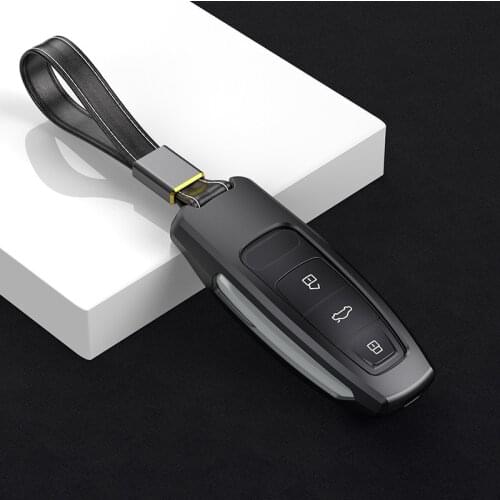 Key Chain Key Case for Audi A6L Key Case A7 A8 Protective Case A5 Remote Control Ring Metal Car Interior