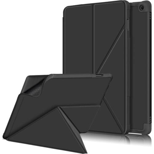 Manget PU Leather Case with Auto Sleep Wake UP for Kindle Fire HD 10 2021 TPU Back Case New Fire HD 10 Plus Smart Cover+Pen