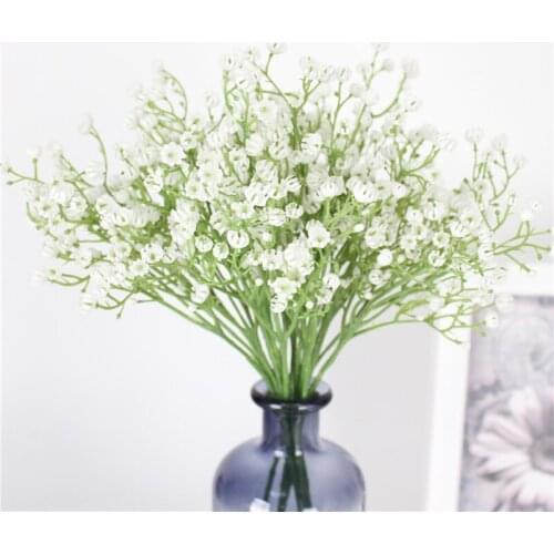 1 Pcs 81pcs Flower Heads 58cm Rustic Artificial Flower Interspersion Mantianxing For Home Table Plastic Gypsophila Babysbreath