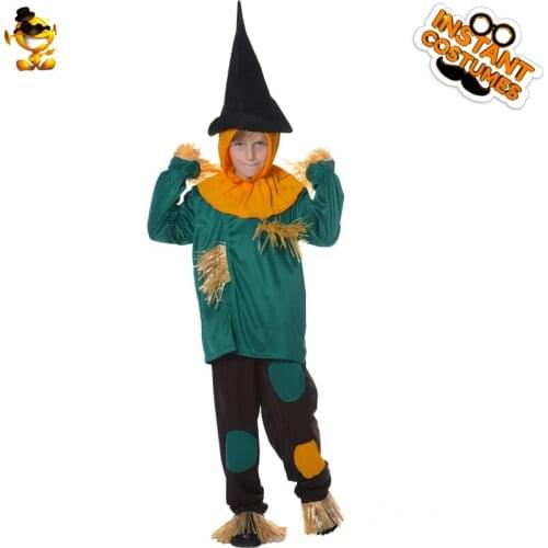 Halloween Cosplay Kids Costume Christmas Fancy Dress Cute Boys Green Costumes for Purim Party