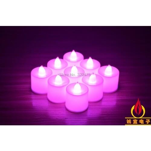 By dhl 20set 24pcs/set Battery Operated Flickering Light Flameless LED Tealight Tea Candles Holiday Party Home Decorative Light