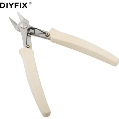 DIYFIX SP-23 Mini Electronic Diagonal Pliers Precision Cutting Wire Tool 125mm For Factory Cutting Non-Slip Hand Tool