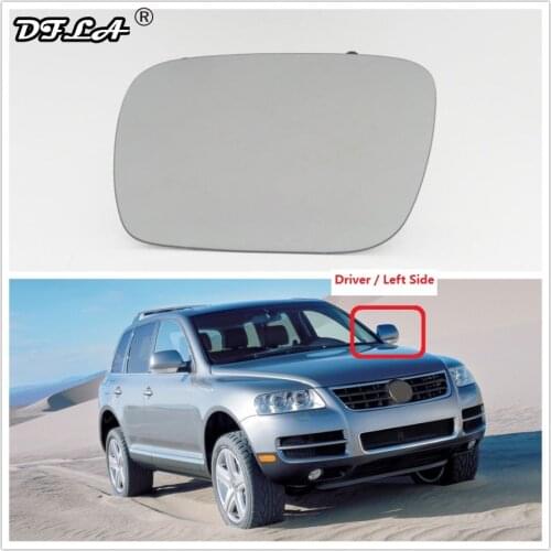 For VW Touareg 2002 2003 2004 2005 2006 Car-styling Car Rear Door Mirror Glass With Heated Left Driver Side