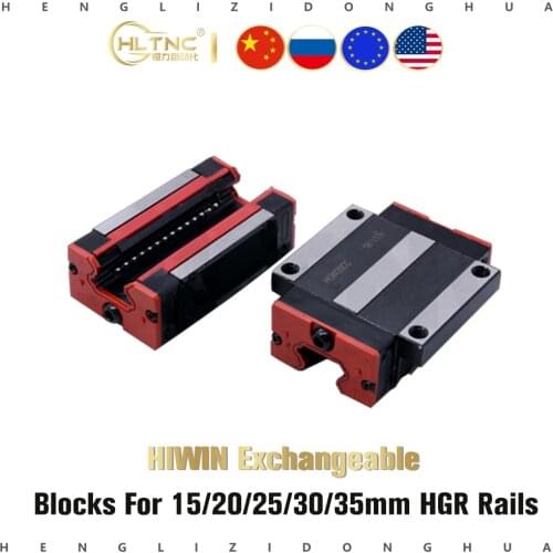 HGH15CA HGW15CC HGH20CA HGW20CC HGH25CA HGW25 HGH30 HGW30 slider block match use HGR linear guide for linear rail CNC diy parts