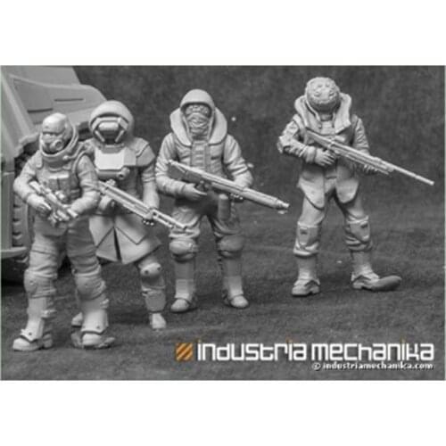 1/35 Porpoise Shock Troopers, Resin Model Soldier GK, Unassembled and unpainted kit