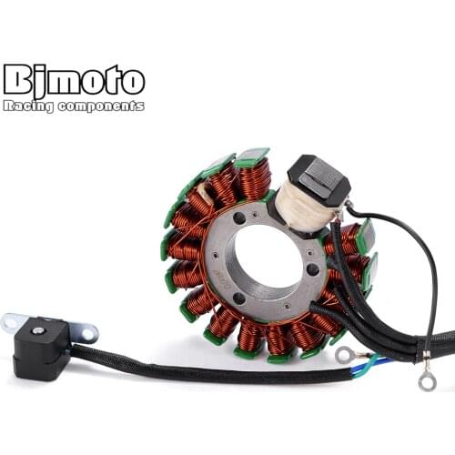 BJMOTO Motorcycle Magneto Generator Alternator Engine Stator Charging Coil For Yamaha YFM225 Moto-4 86-88 YFM250 Moto-4 89-91