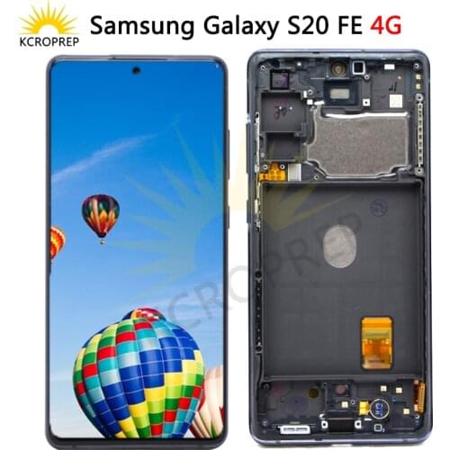 Original 6.5'' For Samsung Galaxy S20 FE 4G G780 LCD Display Touch Screen Digitizer For Samsung S20 Lite LCD SM-G780F G780F/DSM