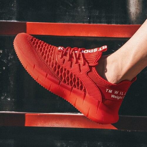 Para Sneakers sneakers-for-men sapato casual shoes sale solid Men Casual leisure Light 2020 mannen sapatilhas man men red shoe