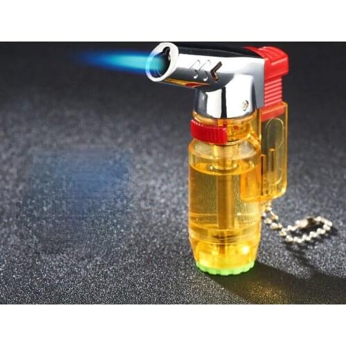 High Firepower Straight Into The Lighter Creative Inflatable Windproof Small Spray Gun for Cigars Smoking Accessories for Weed