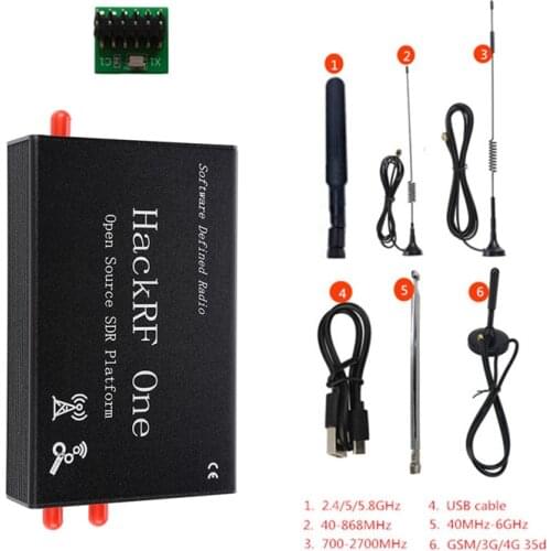 HackRF One 1MHz to 6GHz Software Defined Radio Platform RTL SDR Demo Board Dongle Receiver Ham Radio 0.5PPM TCXO GPS
