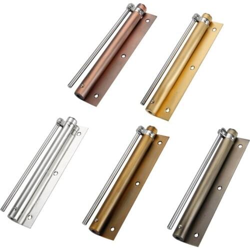 Adjustable Door Automatic Closer Aluminum Alloy Automatic Door Spring Silver Tone Intensity Suitable For Fire Door