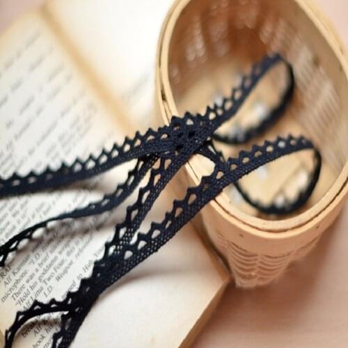 Dog teeth cotton lace DIY fabric lace accessories 1.2cm width