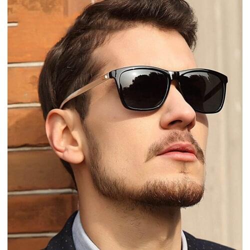 Classic Vintage Polarized Square Sunglasses Men Fashion Brand Designer Goggle Retro Mirror Driving Sun Glasses For Male UV400