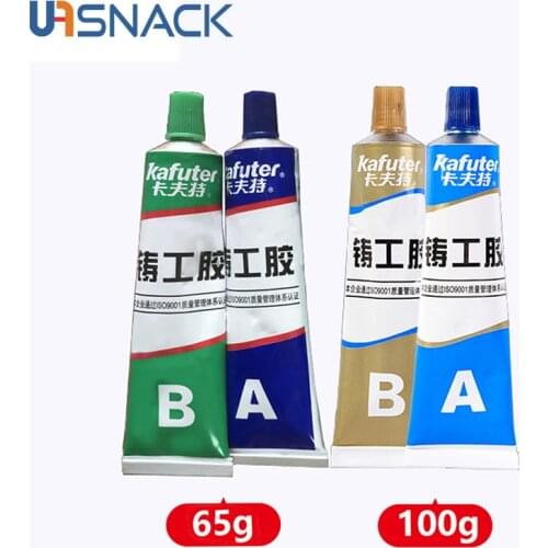Kafuter AB Metal Repairing Adhesive Super Glue Iron Steel Auto Radiator Water Tank Special Leakage Plugging Weldingglue