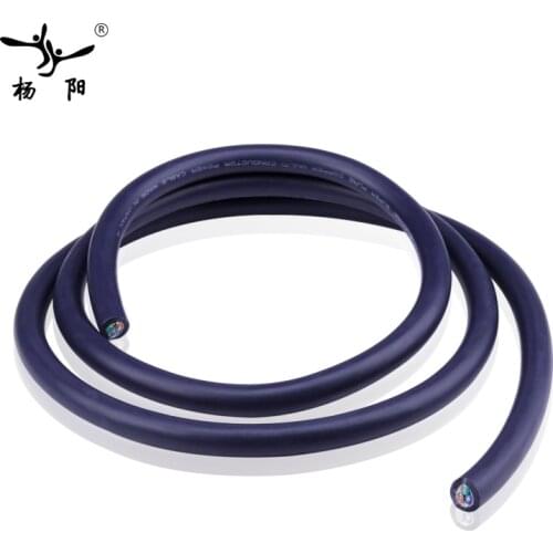 YYAUDIO Free shipping Meter Furutech 4N OFC Oxygen-free copper hifi power cable power wire for audo power cabl audio amp cable