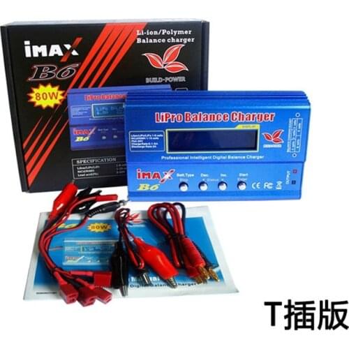 IMAX B6 80W Battery Charger Lipo NiMh Li-Ion Ni-Cd Digital RC IMAX B6 Lipro Balance Charger Discharger + 12V 5A Adapter