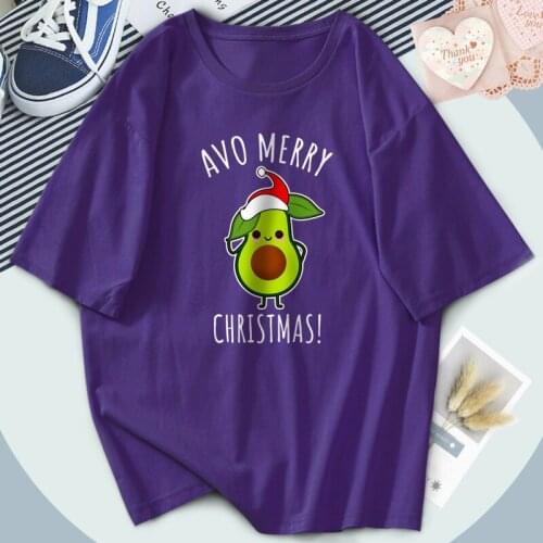 Print Fashion Plus Size Avocado Tshirts Outdoor 2021 Summer Streetwear T Shirt Women Black Tops Tee Funny Clothes Poleras Female
