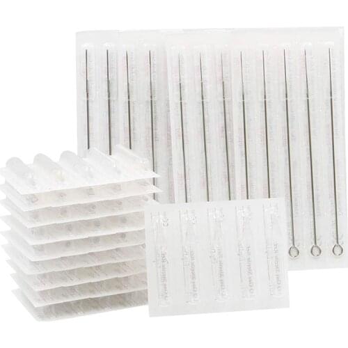 5PCS Disposable Tattoo Gun Needles for Tattoo Kit and Tattoo Supplies Piercing Needles Professional Tattoo Needles RL RM RS M1