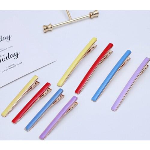 50 Pieces/Lot 60mm 80mm Metal Hair Clip Hairpin Duckbill Clip Barrettes Hair Accessories