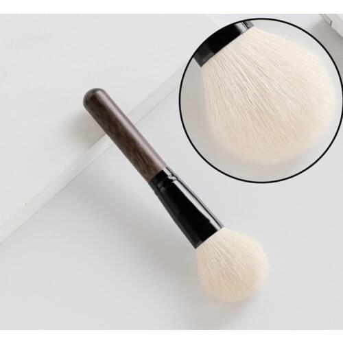 Big Goat Hair Round Blush Brush Overall Blending Make Up Brush Foundation Eyeshadow Eyebrow Eyeliner Highlighter Bronzer Brush