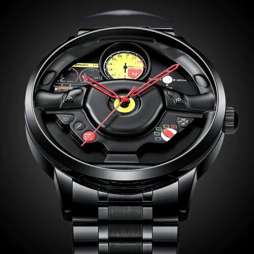 New Car Wheel Rim Hub Men Watches Top Brand Luxury Sport Rim Hub Men Watch Waterproof Fashion Dress Wristwatch Relogio Masculino